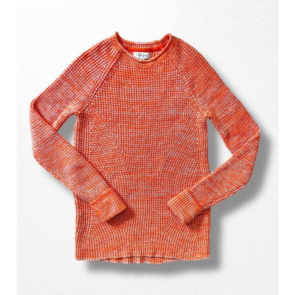 Style & Co Marled Tunic Sweater, Size M Petite
